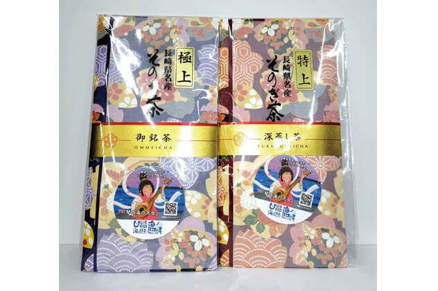 「極上朝霧そだち（さえみどり）」90g／「特上高原の香り」90g