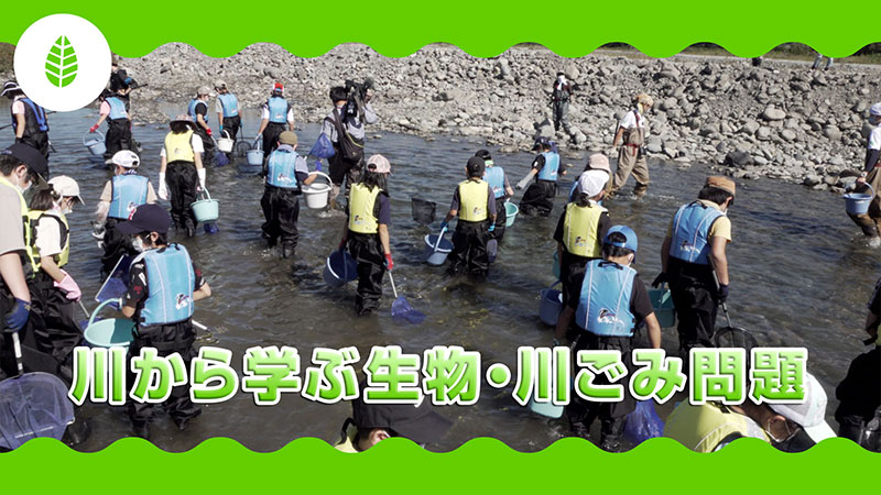 川から学ぶ生物・川ごみ問題