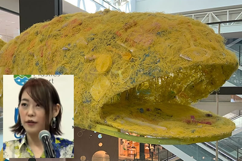 海ごみゼロアワードで環境大臣賞を受賞したアーティスト