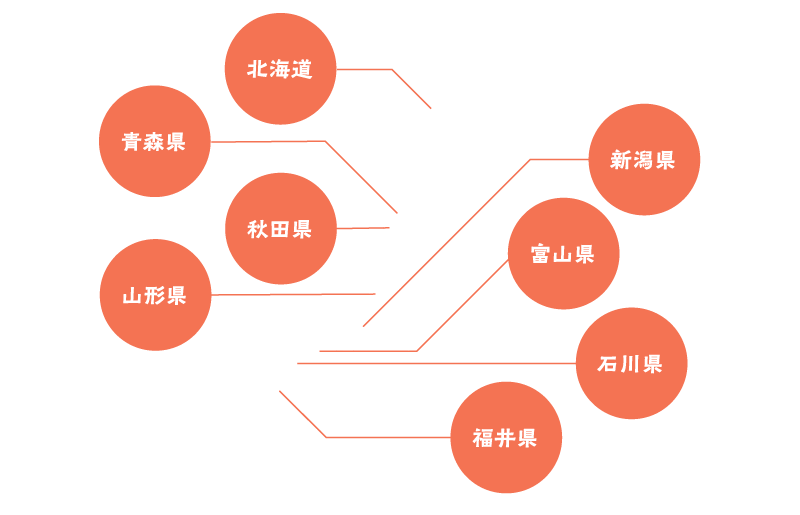 日本海エリアマップ